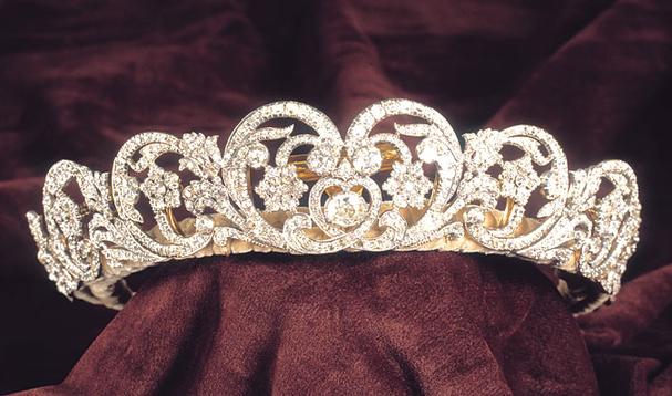 princess diana wedding tiara. The Spencer Tiara c.1830